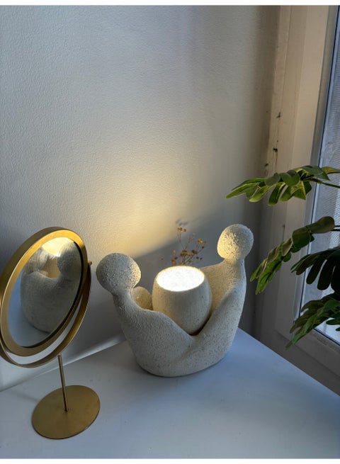 اباجورة شياو - لون ابيض