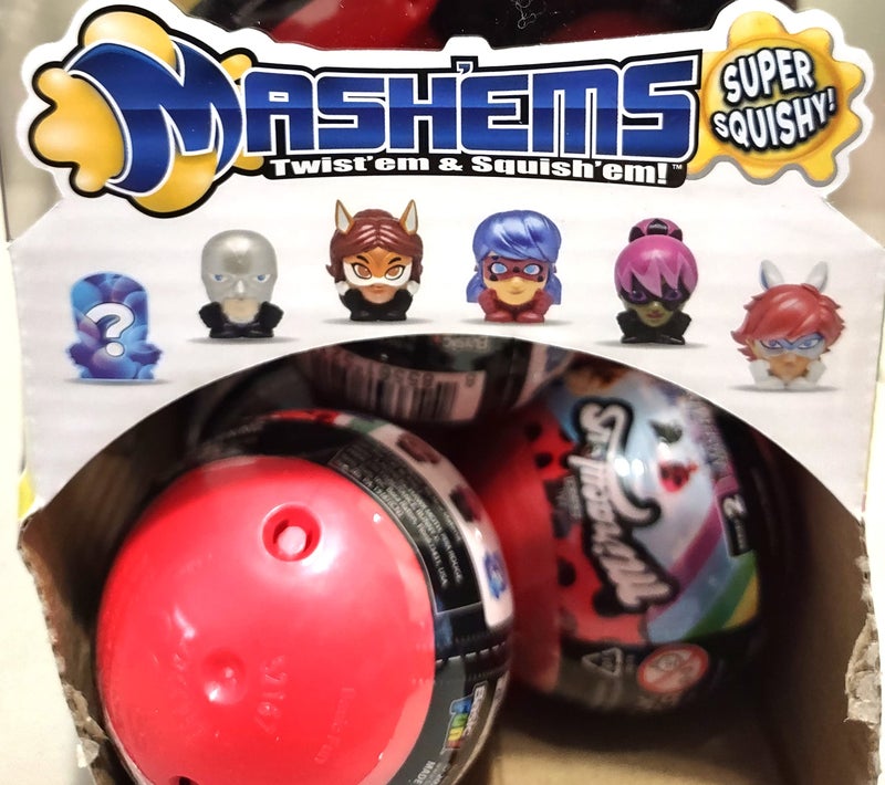 Mash'ems MashEms Miraculous Series 2 Styles May Vary Set of 2 Blind Balls - Image 4