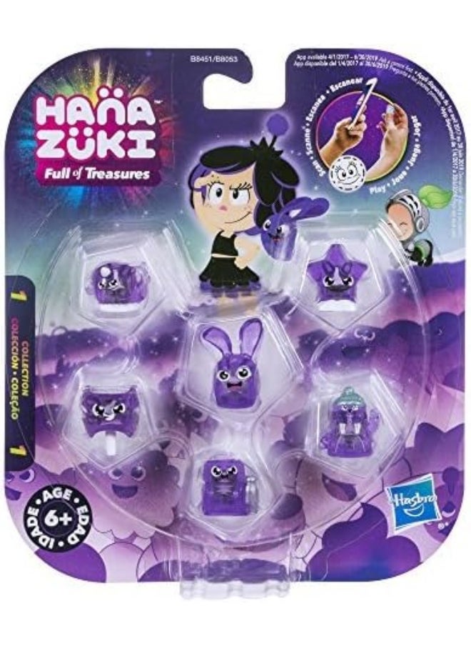 Hanazuki - Hanazuki Treasure 6-Pack Purple/Courageous (Collection 1) - Image 1