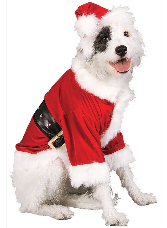 RUBIE'S Costume Co Dog Santa Claus Costume Multicolor, Extra-Large - Image 1