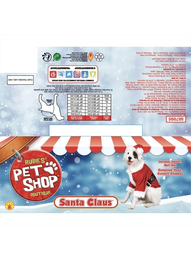 RUBIE'S Costume Co Dog Santa Claus Costume Multicolor, Extra-Large - Image 5