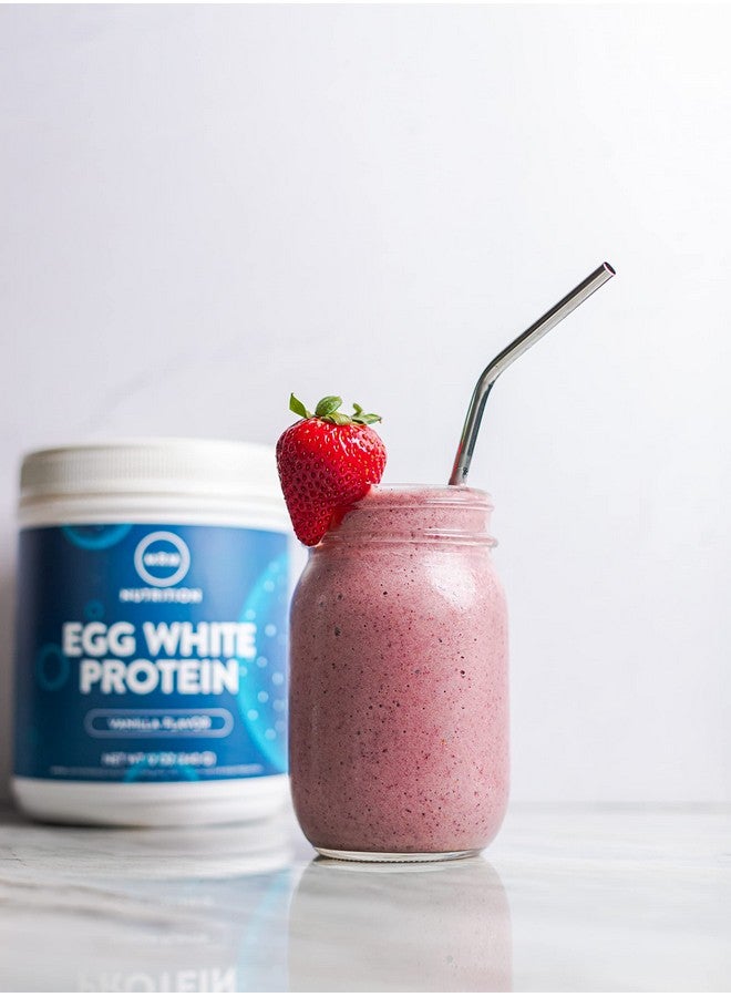 MRM Nutrition Egg White Protein | Vanilla Flavored | 23g Fat-Free Protein | with Digestive enzymes | Highest Biological Value | Clinically Tested | 10 Servings - Image 4