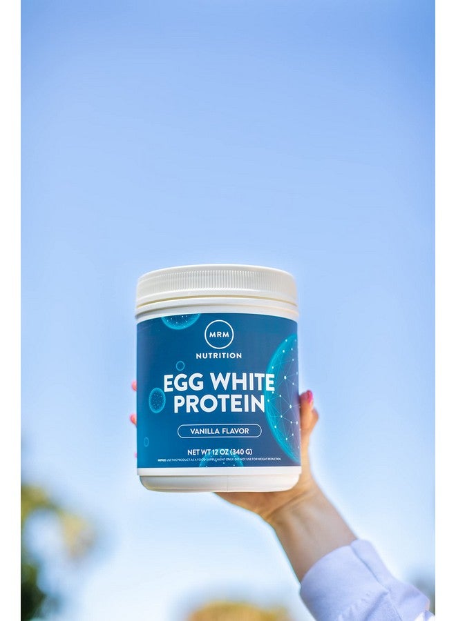 MRM Nutrition Egg White Protein | Vanilla Flavored | 23g Fat-Free Protein | with Digestive enzymes | Highest Biological Value | Clinically Tested | 10 Servings - Image 5