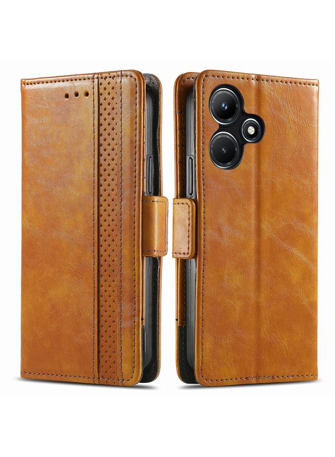 S-TOP Case For Infinix Hot 30i CaseNeo Splicing Dual Magnetic Buckle Leather Phone Case - Image 1