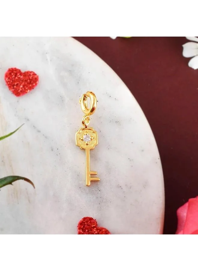 VOYLLA Valentine's Day Collection Studded Key Charm