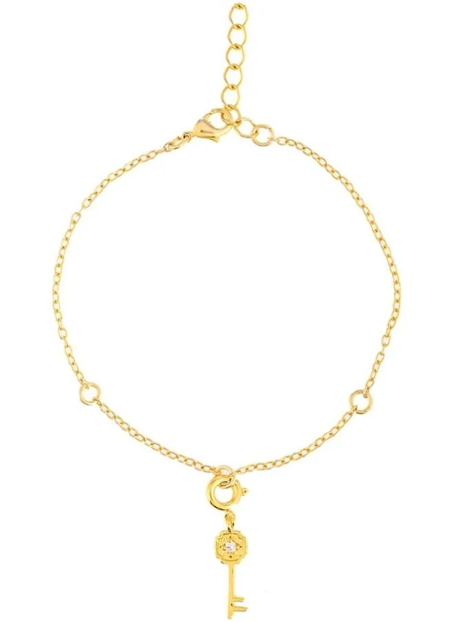 فويلا Valentine's Day Collection Studded Key Charm
