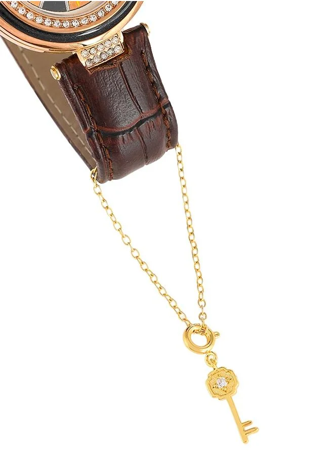 فويلا Valentine's Day Collection Studded Key Charm