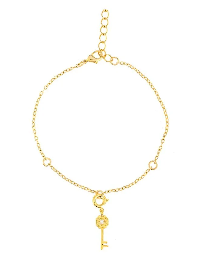فويلا Valentine's Day Collection Studded Key Charm