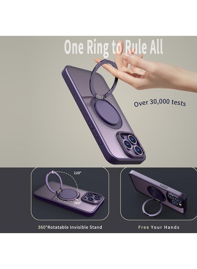 S-TOP Case For iPhone 13 Pro 360-degree Rotating MagSafe Magnetic Holder Phone Case - Image 4