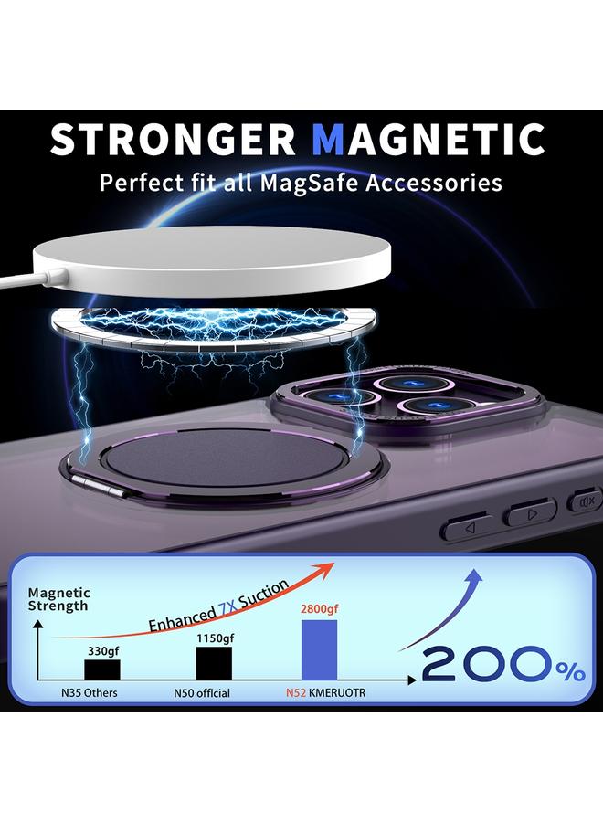 S-TOP Case For iPhone 13 Pro 360-degree Rotating MagSafe Magnetic Holder Phone Case - Image 2