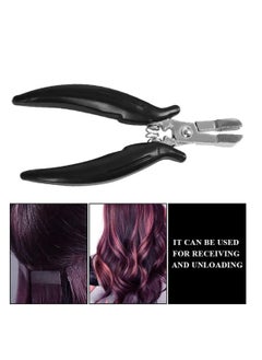 Y&D Mini Pliers, for Hair Extensions, Apply and Remove, Flat Shape Plier, For Use With Micro Rings Pre Bonded Extensions Pliers  - Image 5