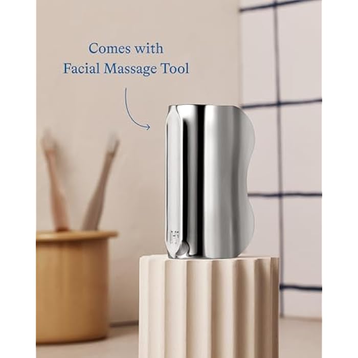 Harry's Cooling Eye Kit for Men - Gua Sha Depuffing Facial Massage Tool and Cooling Eye Stick - Image 4