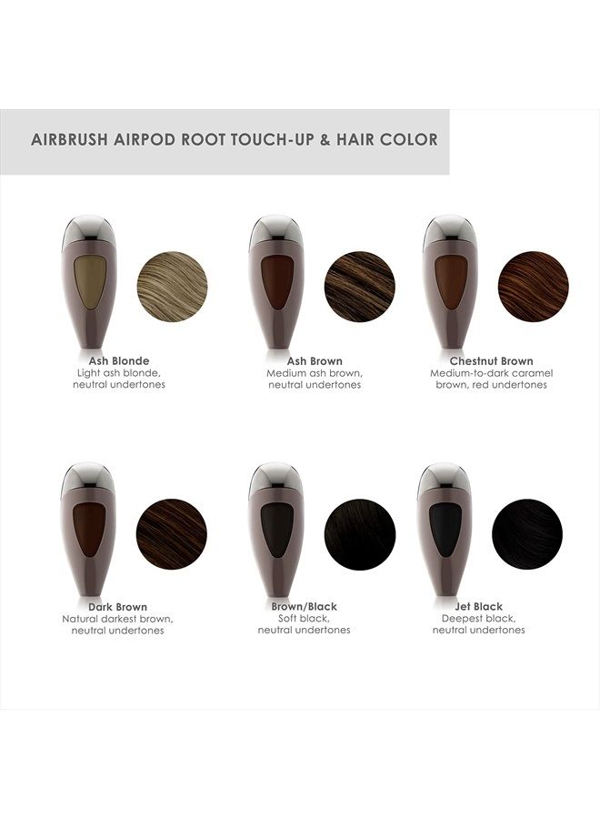 Temptu Airbrush Root-touch Up & Hair Color Dart Brown  - Image 5