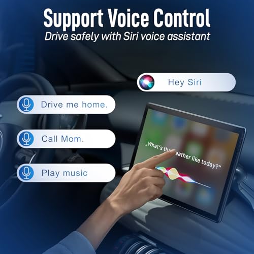 Wagzo 2-in-1 Wireless Car Receiver, Converts Wired Auto Android & CarPlay to Wireless, Bluetooth Connectivity, Only for Cars with OEM Installed Wired Android Auto/CarPlay (Black) - Image 3