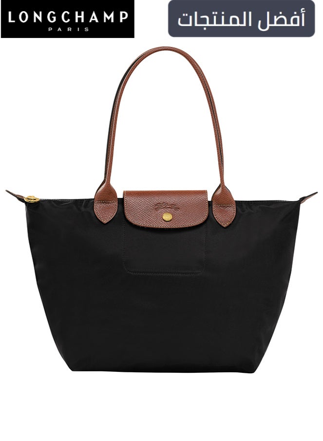 لونج شامب حقائب اليد المتوسطة Longchamp النساء، حقائب Tote، حقائب الكتف، أسود الكلاسيكية الأسلوب كيس ماكياج كيس حفاضات - Image 1