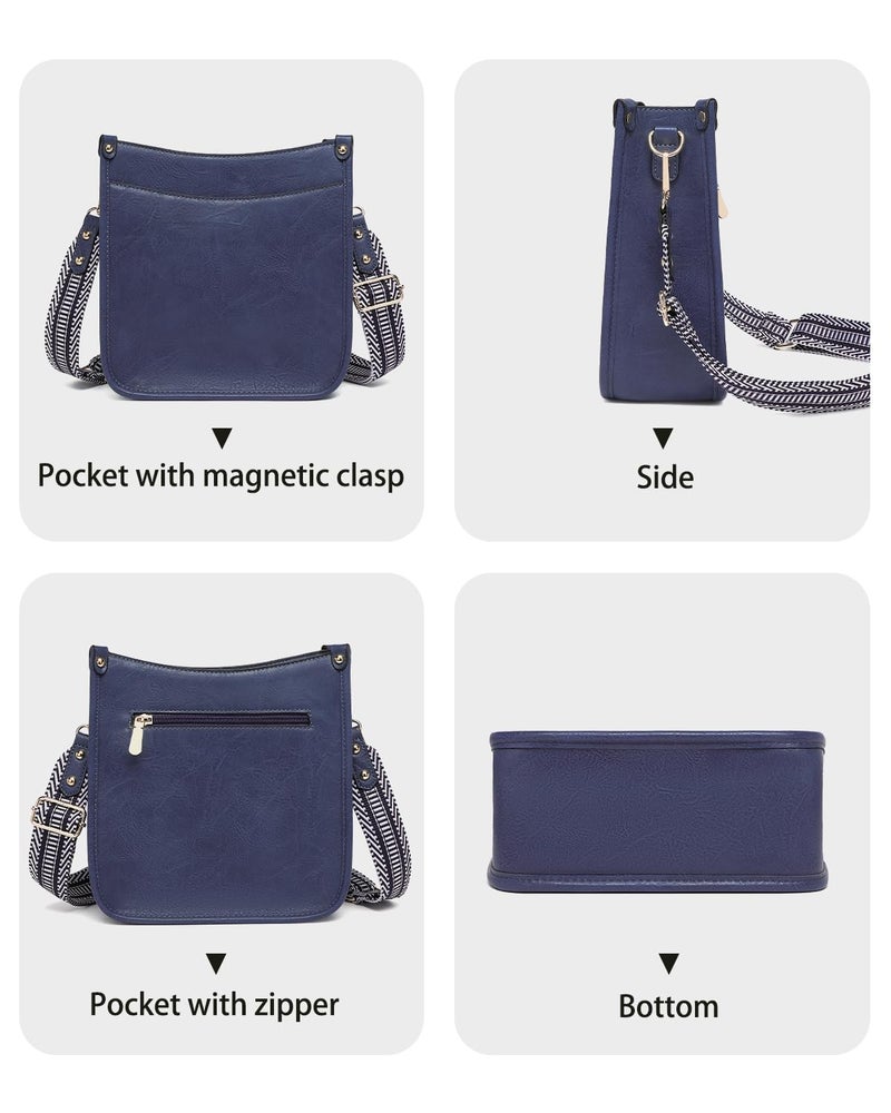 BAVERGE Purses for Women 3PCS, Crossbody Bags Set Large Leather Purse Shoulder Handbags with Wallet Adjustable Straps for Ladies Tote - Image 3