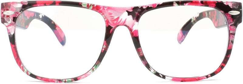 OWL Kids Clear Lens Glasses UV Protection for Children, Colorful Frames Fun Pretend Play Eyewear Non Prescription - Image 2