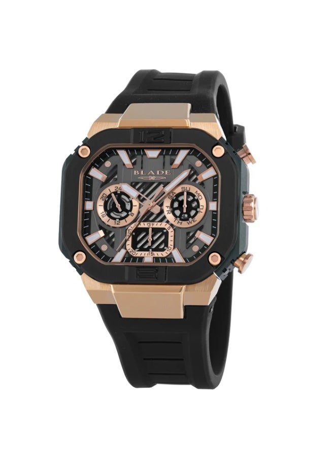 BLADE Wings Crimson 3668G5QNN SS & Silicone Strap Multifunction Men's Watch - Image 1