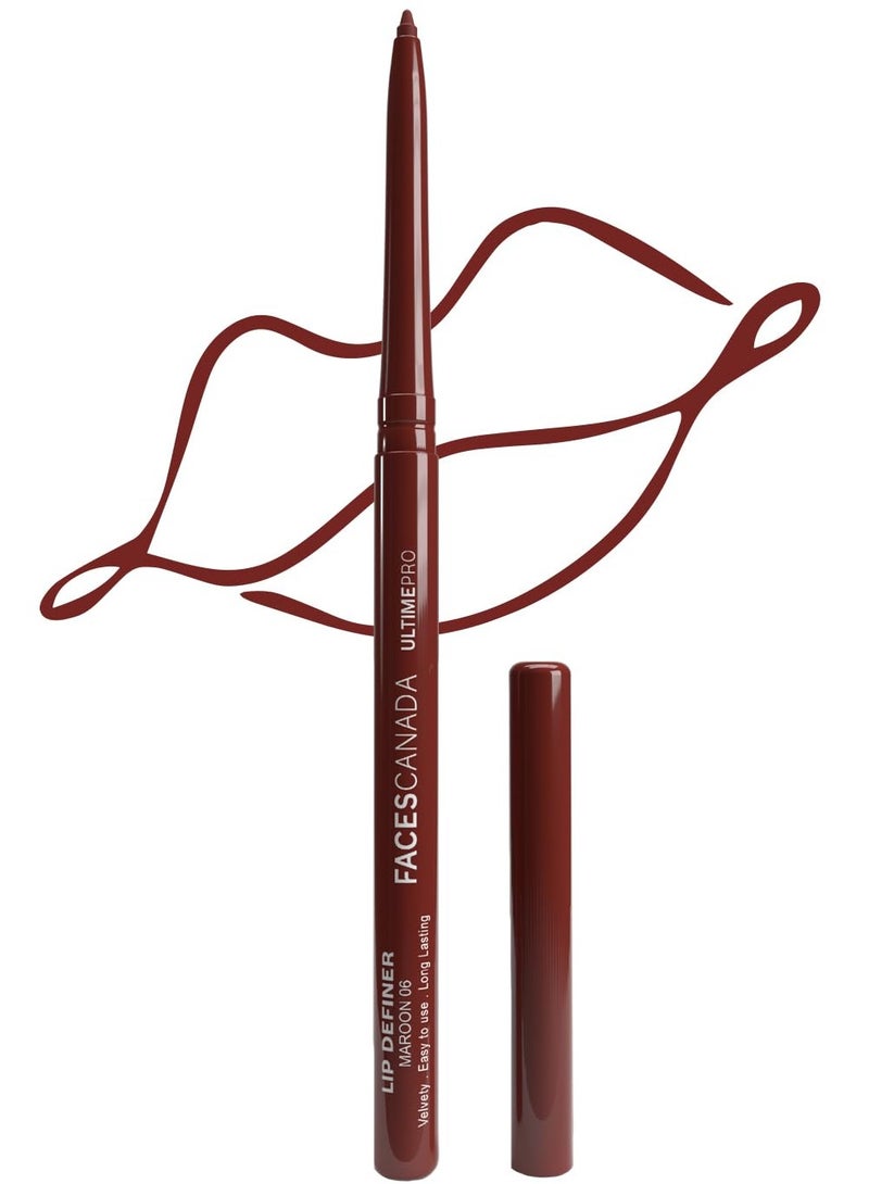 Faces Canada Ultime Pro Lip Definer Maroon 06 0.35 g - Image 1