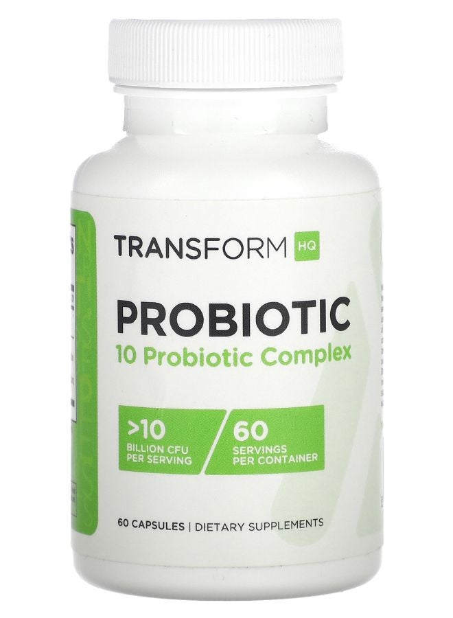 TransformHQ Probiotic >10 Billion CFU 60 Capsules