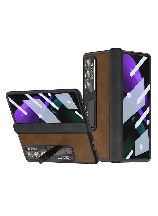 اس-توب جراب لهاتف Samsung Galaxy Z Fold2 5G، جراب هاتف Napa Texture شامل - Image 1