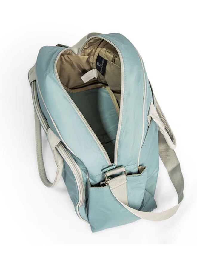 pierre cardin - Pierre Cardin Deluxe Diaper Bag with Bottle Holder PB88171 Aqua - Image 1