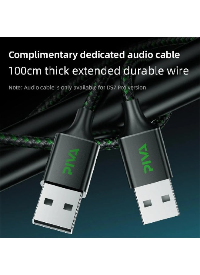 piva - PIVA DS7 PRO Type C 32-bit audio 7 ports support charging up to 100 watts with an additional cable to broadcast the device to the screen - Image 1