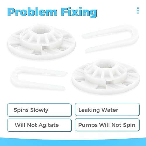 MOOTVGOO 2 Pack W10396887 & W10528947 Washing Machine Hub Kit, Replacement For Maytag Bravos Whirlpool Kenmore Washers Parts & Accessories - Image 5