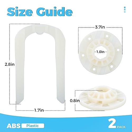 MOOTVGOO 2 Pack W10396887 & W10528947 Washing Machine Hub Kit, Replacement For Maytag Bravos Whirlpool Kenmore Washers Parts & Accessories - Image 2