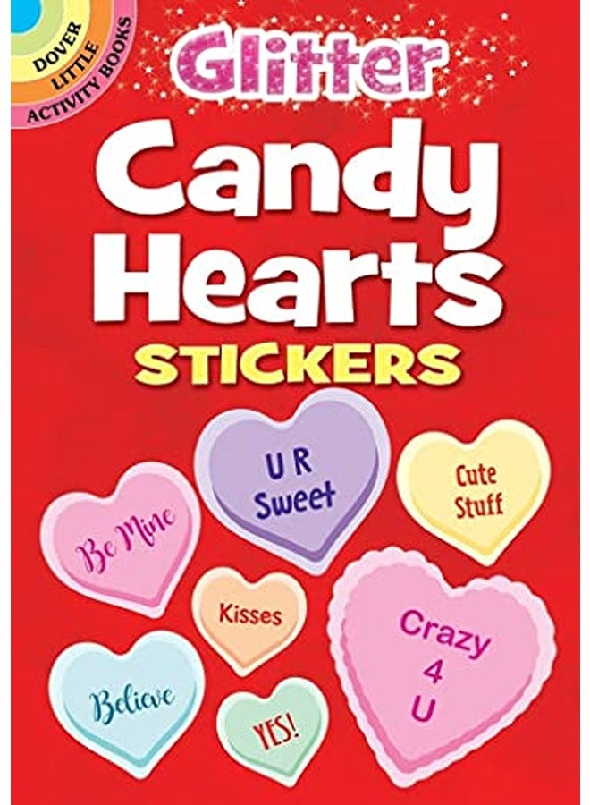 Glitter Candy Hearts Stickers