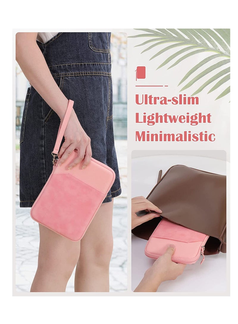 Tablet Sleeve Pouch Compatible with iPad 10th 10.9 inch 2022 iPad Air 5th 10.9 iPad Pro 11 Inch 2022 Pink Color - Image 3