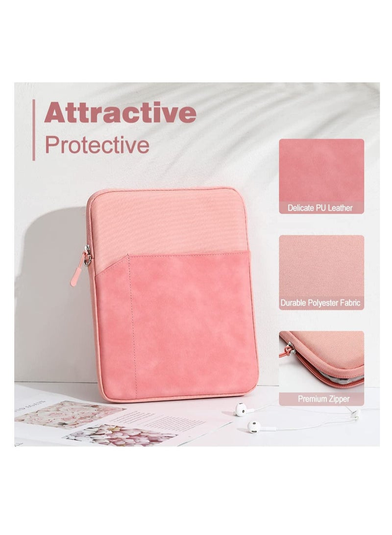 Tablet Sleeve Pouch Compatible with iPad 10th 10.9 inch 2022 iPad Air 5th 10.9 iPad Pro 11 Inch 2022 Pink Color - Image 5