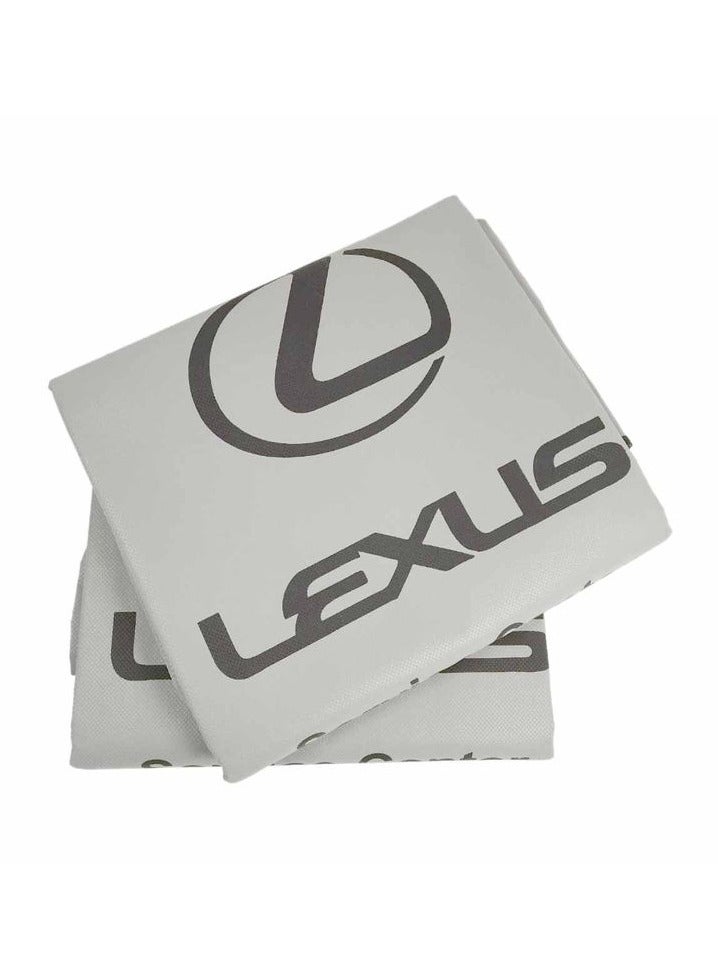 ليكساس غطاء حماية من الغبار والأوساخ لمقعد السيارة العالمي من LEXUS ، حماية إضافية لمقعدك مجموعة قطعتين ، غطاء مقعد السيارة