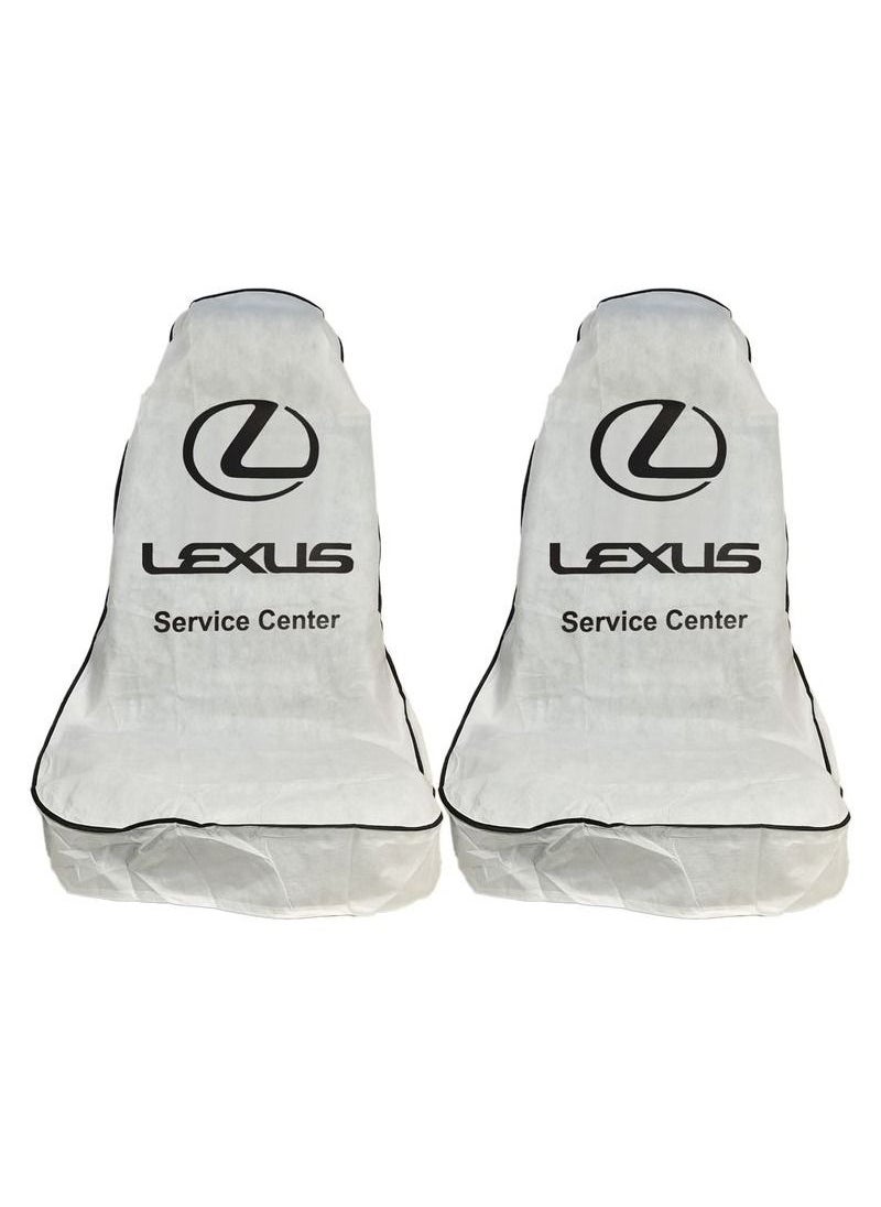 LEXUS LEXUS Universal Car Seat Dust Dirt Protection Cover, Extra Protection For Your Seat 2 pcs Set, Car Seat Cover  - Image 2
