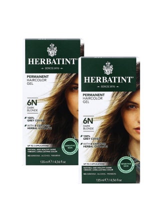 Permanent Haircolor Gel 6N Dark Blonde Alcohol Free Vegan 100% Grey Coverage 2 Pack - pzsku/ZAD59280CADB49DA6C858Z/45/_/1719064916/e486eeb3-aff0-48e2-9c28-8c52e29495af