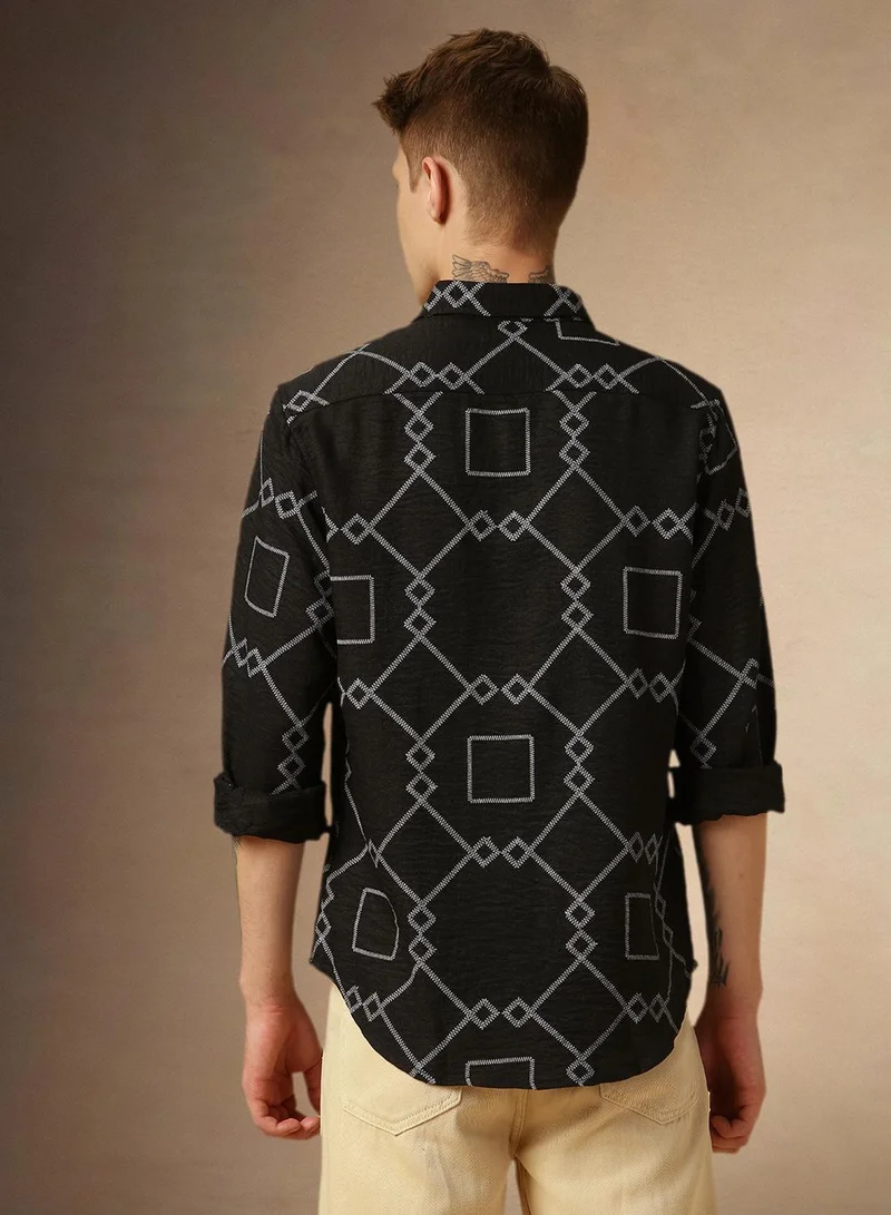Dennis Lingo Black Shirt For Men For Men