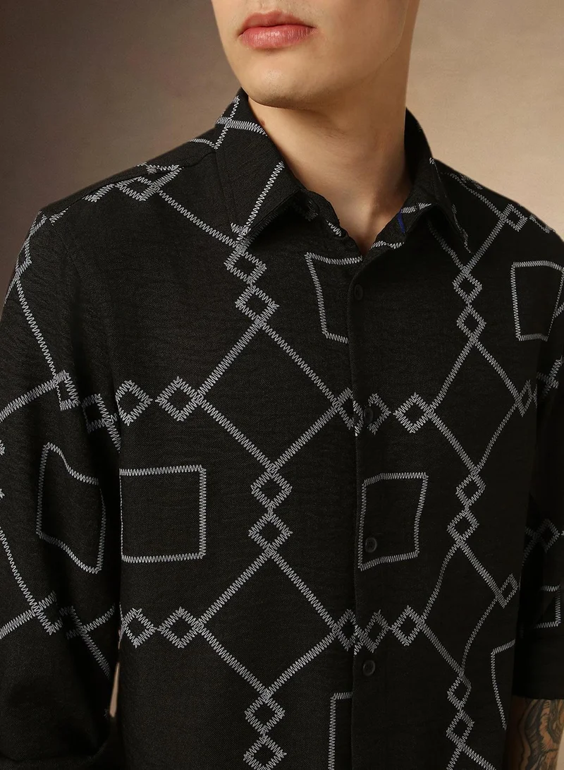 Dennis Lingo Black Shirt For Men For Men