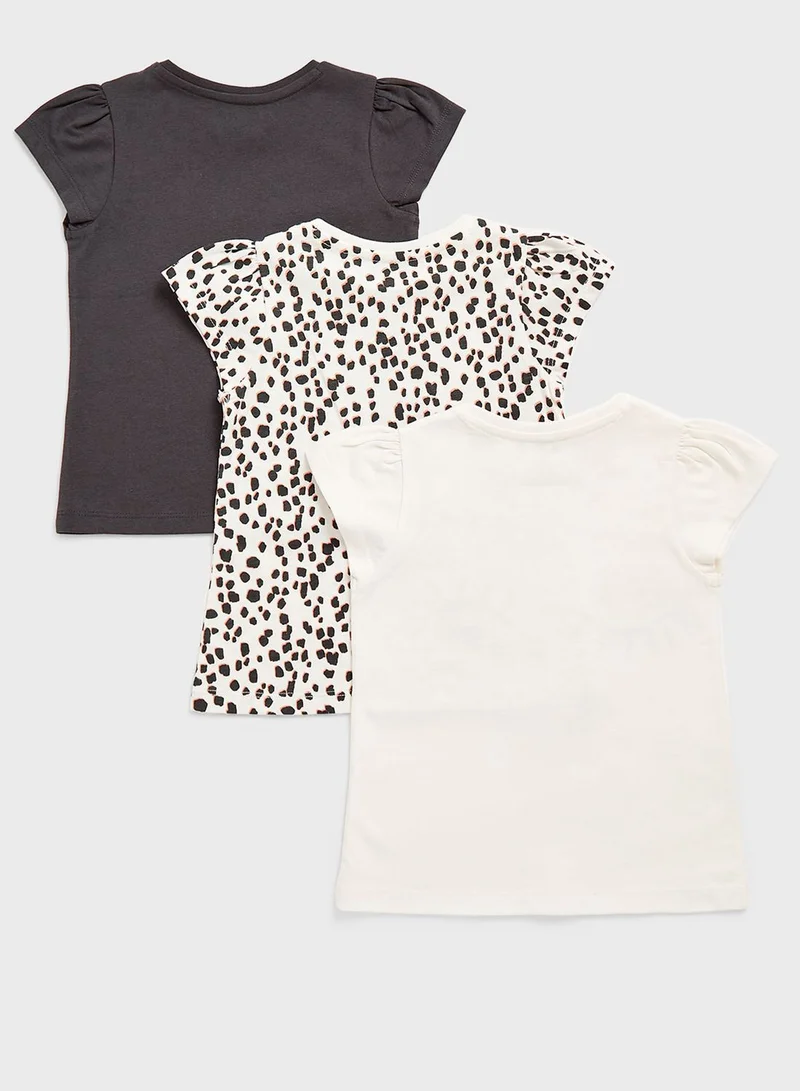 mothercare Kids 3 Pack Assorted T-Shirt