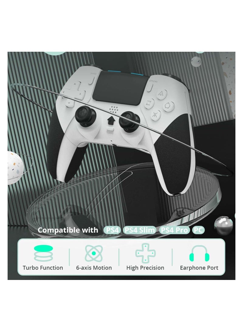 GUDOO Wireless Pro Controller Compatible with PS4 /PS4 Pro/PS4 Slim Console, Gaming Remote with Built-in 800mAh Rechargeable Battery, Precise Joystick, Audio, Turbo, Advanced ons Programming - Image 2