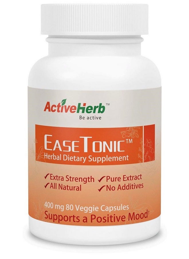 ActiveHerb Easetonic Herbal Supplement  80 Capsules  - Image 1