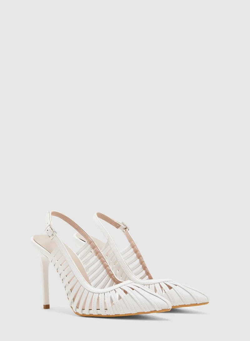 trendyol Ankle Strap Pump - White