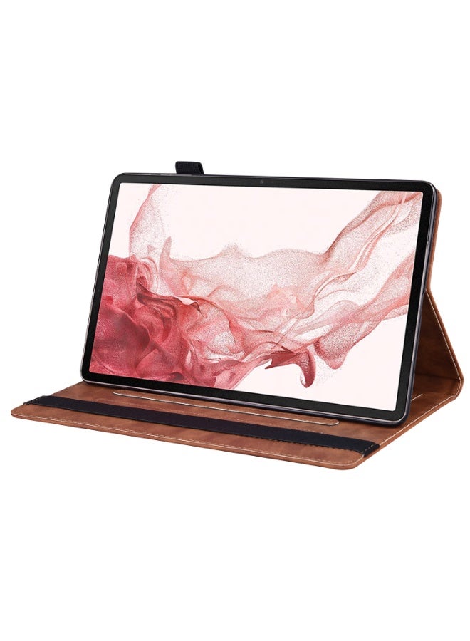 عام غطاء لسامسونج جالاكسي تاب إس 10 FE+ وإس 10 FE بلس 13 إنش 2025 (SM-X620، SM-X626، SM-X626B) - حافظة جلد صناعي بفتحة قلم، حماية العدسة، إغلاق مغناطيسي، مع وظيفة الحامل وفتحات البطاقات - Image 4