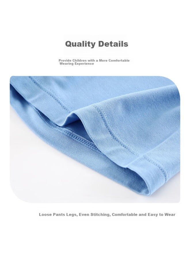 Top Melon Kids Tank Top Set Boys Ice Silk Pajamas Summer Thin Middle And Large Children Sleeveless Little Boys Baby Home Wear - Image 3