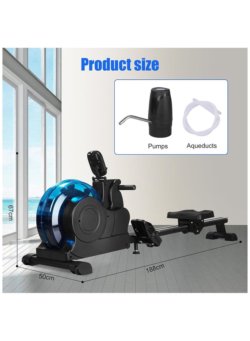 Generic Rowing Machine Water Rowing Machine Sports Foldable Rowing Machine - Image 5
