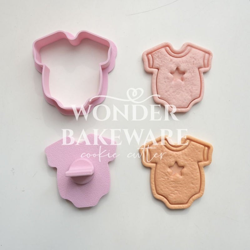 Baby Clothes Shaped Cookie Cutters for Baby Shower Biscuits And Fondant - Image 2