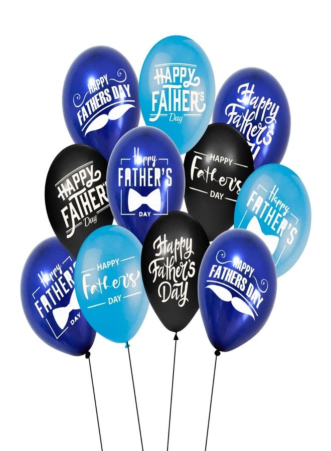 HK balloons ® Rubber 30Pcs Happy Fathers Day Decoration Item Perfect Best Dad Celebration Party Supplies & Decor Dad'S Special Day Gift Décor For Father'S Day Celebration, Multicolor - Image 1