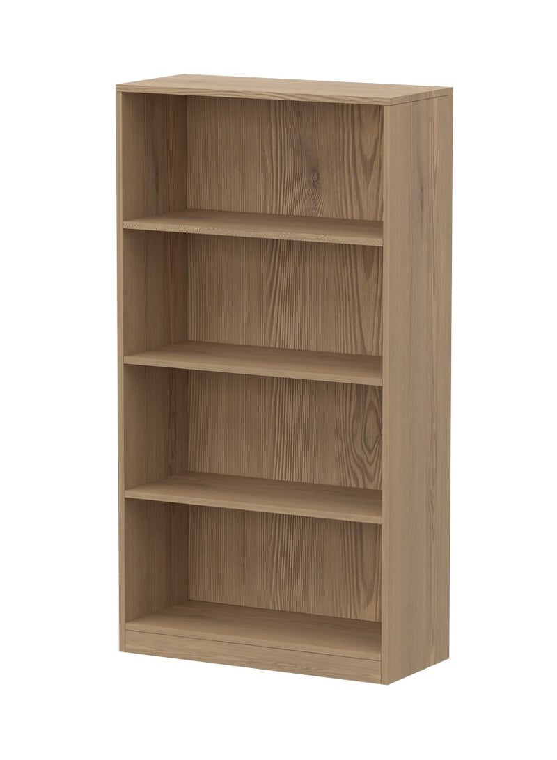 Mahmayi Mahmayi Wooden Storage Display Shelves 4-Tier Freestanding, Top Shelf for Decoration Ideal for Storing and Displaying your possessions - Light Imperia - Image 1