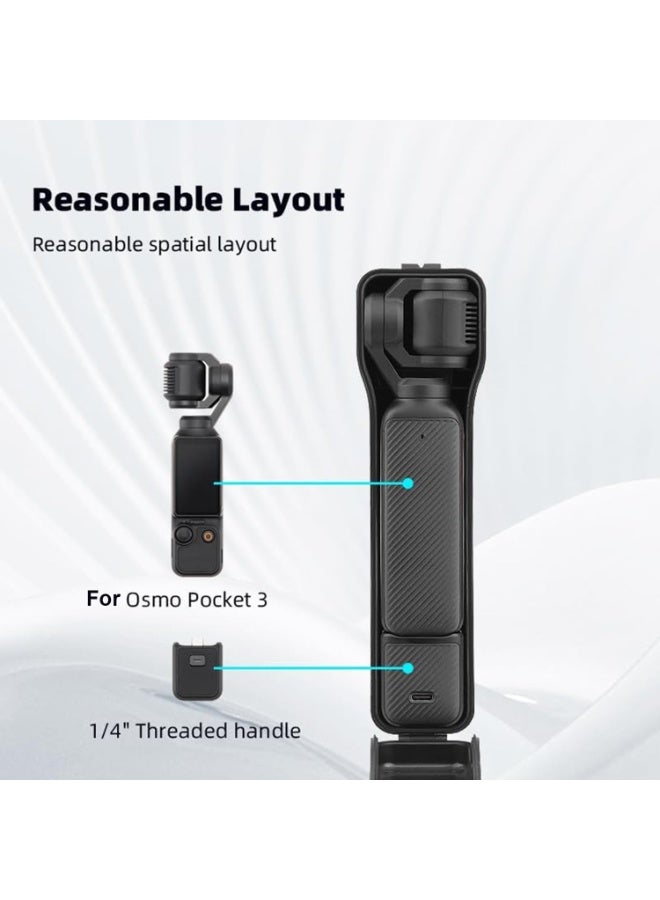 BRDRC KASTWAVE for DJI Osmo Pocket 3 Storage Case, Waterproof Storage Case Carrying Case for DJI Osmo Pocket 3 Camera Case Box (Black) - Image 1