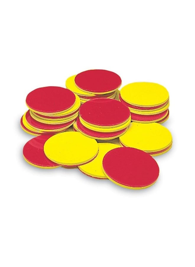 hand2mind - hand2mind Foam Two-Color Counters, Red and Yellow Counters, Counting Manipulatvies, Math Counters for Kids, Counting Chips, Math Manipulatives, Math Bingo Chips, Counters for Kids Math (Pack of 200) - Image 1