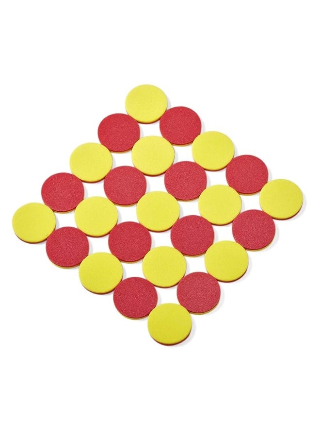 hand2mind - hand2mind Foam Two-Color Counters, Red and Yellow Counters, Counting Manipulatvies, Math Counters for Kids, Counting Chips, Math Manipulatives, Math Bingo Chips, Counters for Kids Math (Pack of 200) - Image 1